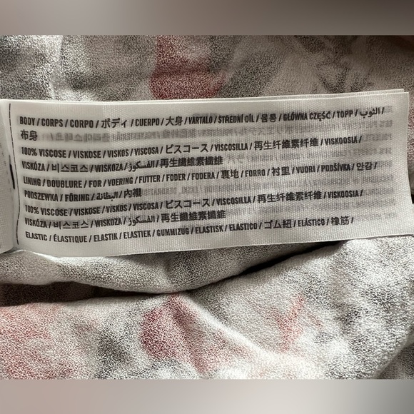 Abercrombie & Fitch Knot-Front Fruit Print Mini Dress Size LP - Picture 7 of 8